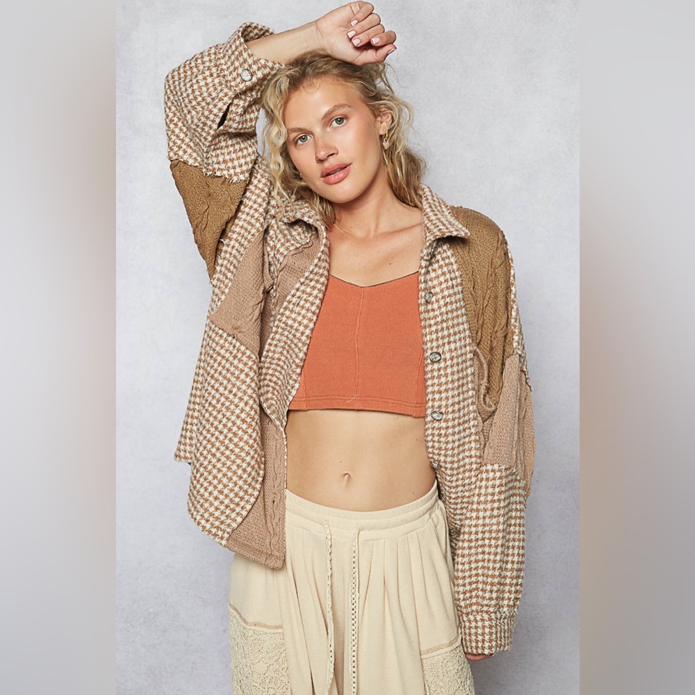 #83. Jacqueline Mixed Plaid Shacket